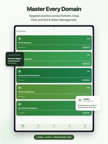 Certified Crop Advisor Exam iPad screenshot