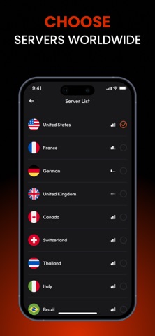 Secure Lock VPN iPhone screenshot