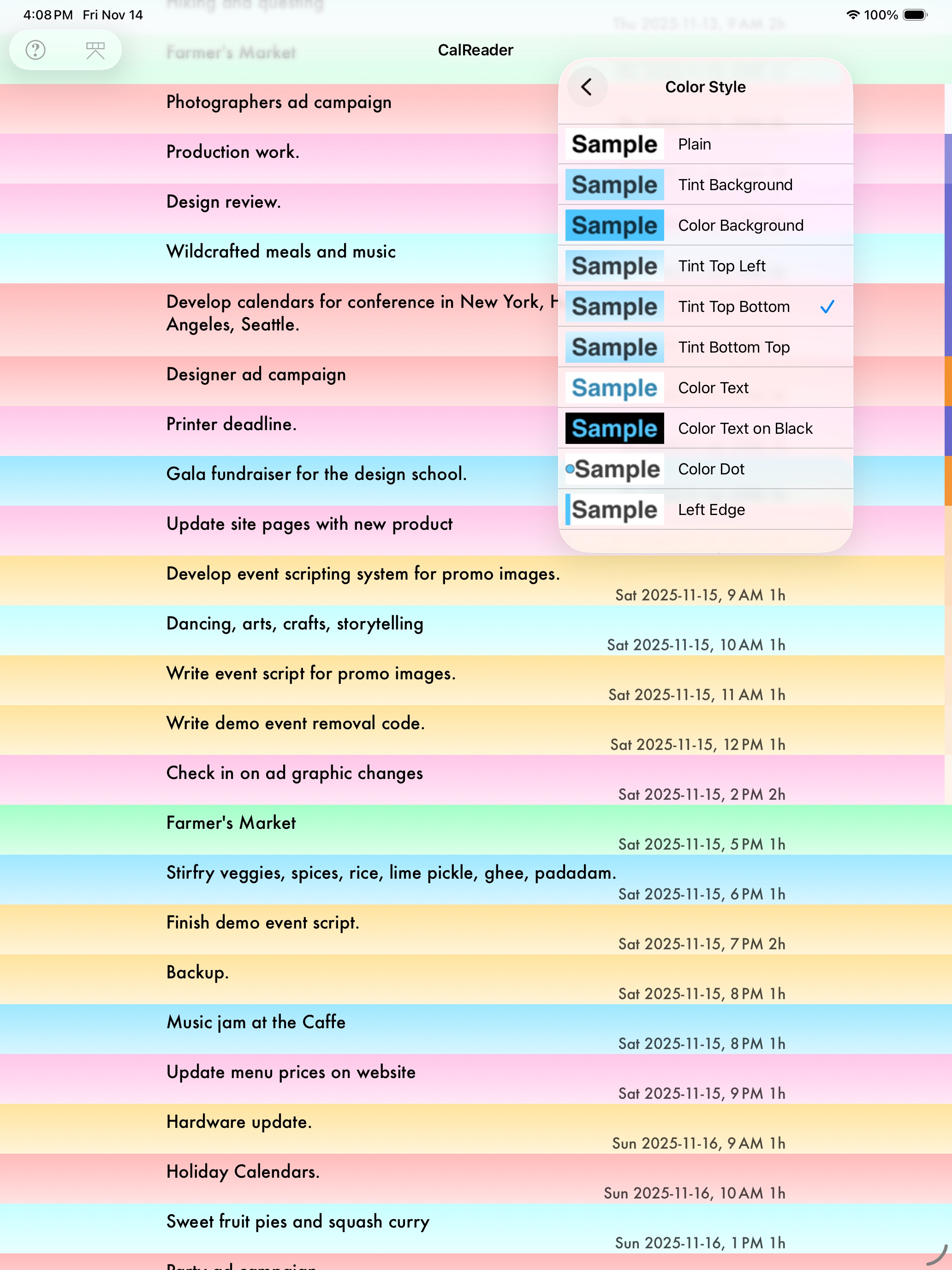 CalReader - Calender logs screenshot 14
