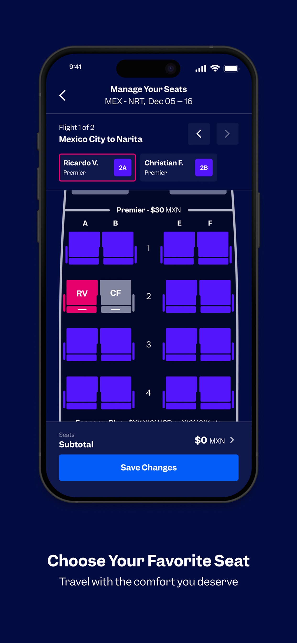 Aeroméxico screenshot 8