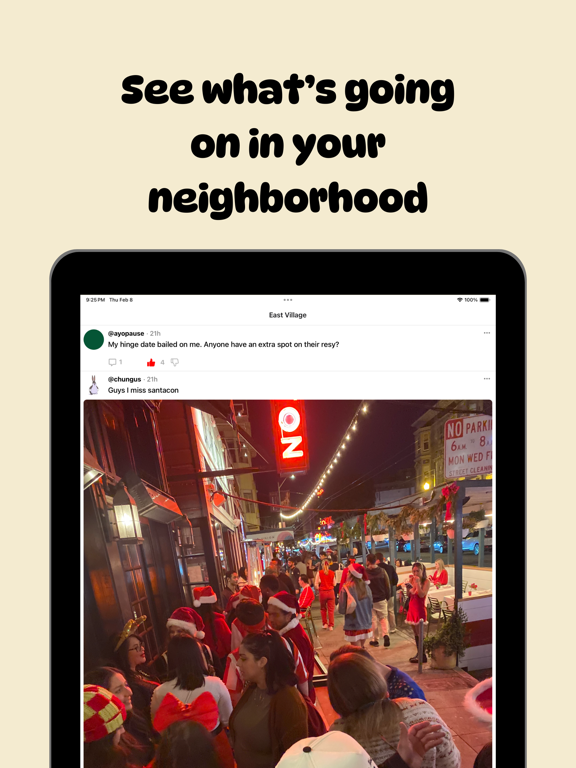 Village - nyc iPad screenshot 2 - Social Networking app