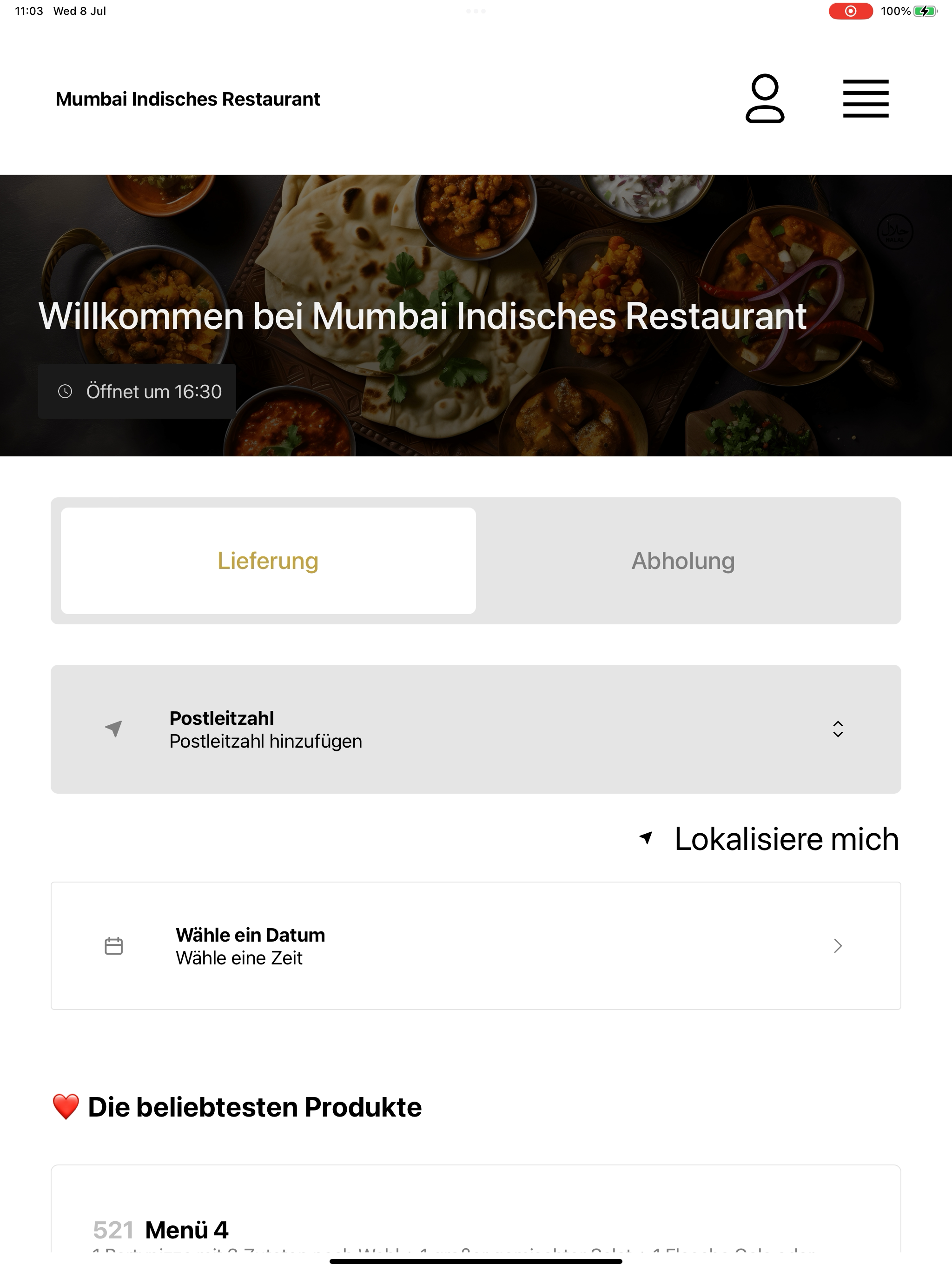 Mumbai Indisches Restaurant screenshot 13
