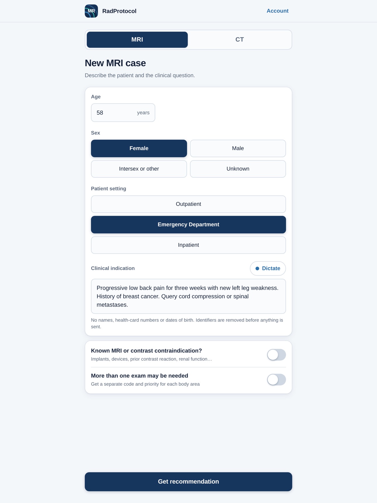 Screenshot 8 of RadProtocol