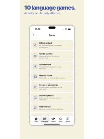 Learn English with LingoSwipe iPad screenshot