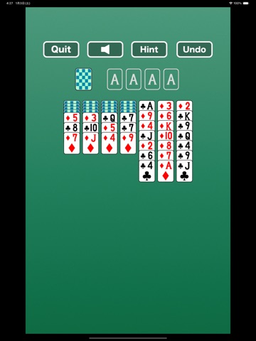 Scorpion Solitaire : Card Game iPad screenshot