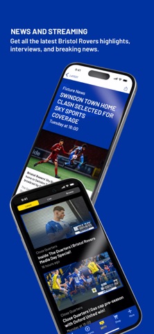 Bristol Rovers Official App iPhone screenshot