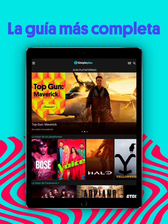 Simpleplus iPad screenshot 1 - Entertainment app