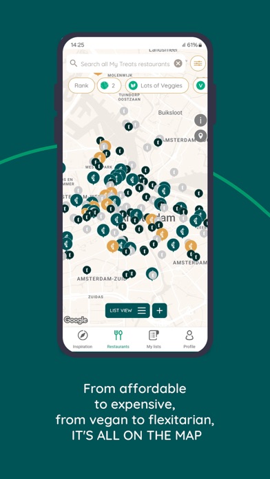 My Treats restaurant guide Screenshot
