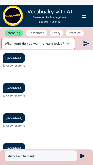 Vocabulary with AI Screenshot