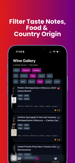 WineScore: AI Scan Menu & Pair Screenshot 5 of 7