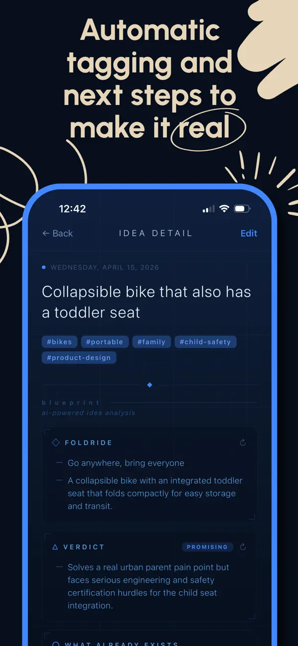 Screenshot #2 pour blueprint - idea journal