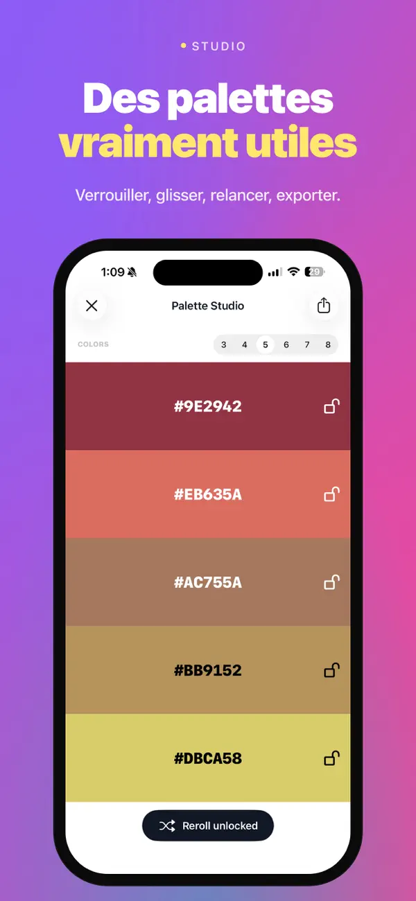 Screenshot #2 pour Color Picker - Pixel Color