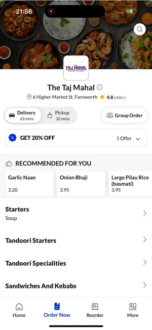 The Taj Mahal Farnworth screenshot 2