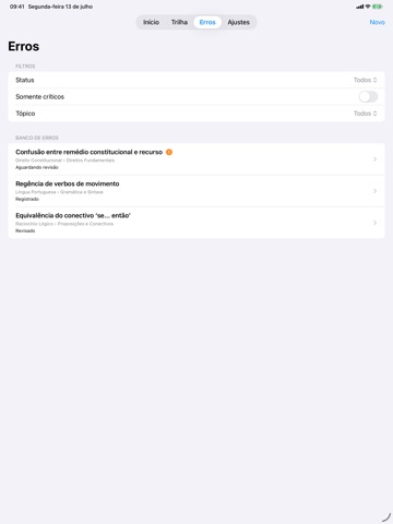 ZeraEdital iPad screenshot