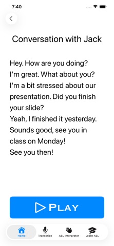 SpeechLink screenshot