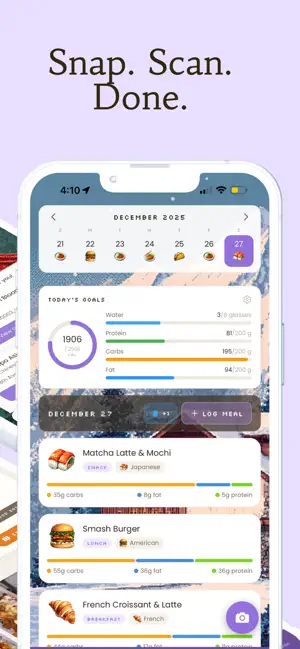 Nomrade: Your Cozy Food Diary screenshot 1