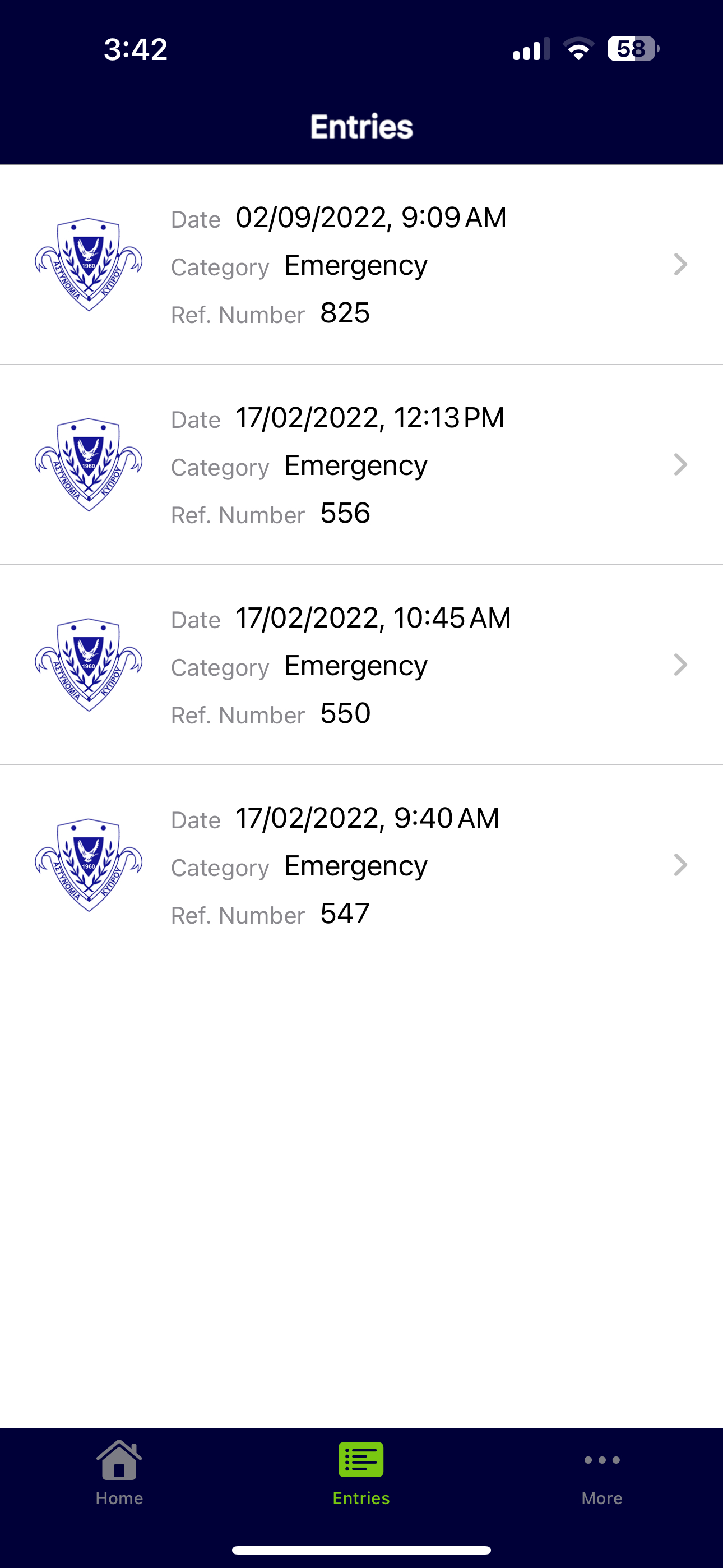 Cyprus Police ELPIS screenshot 6