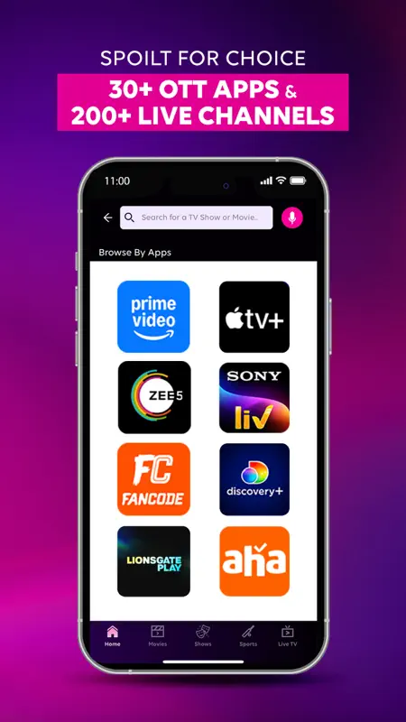 Tata Play Binge: 30+ OTTs in 1 screenshot 1 of 6