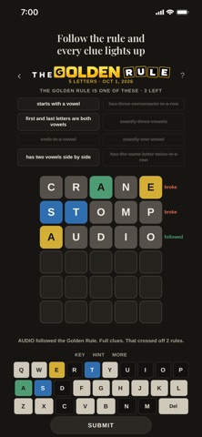 The Golden Rule by WordJax screenshot 1