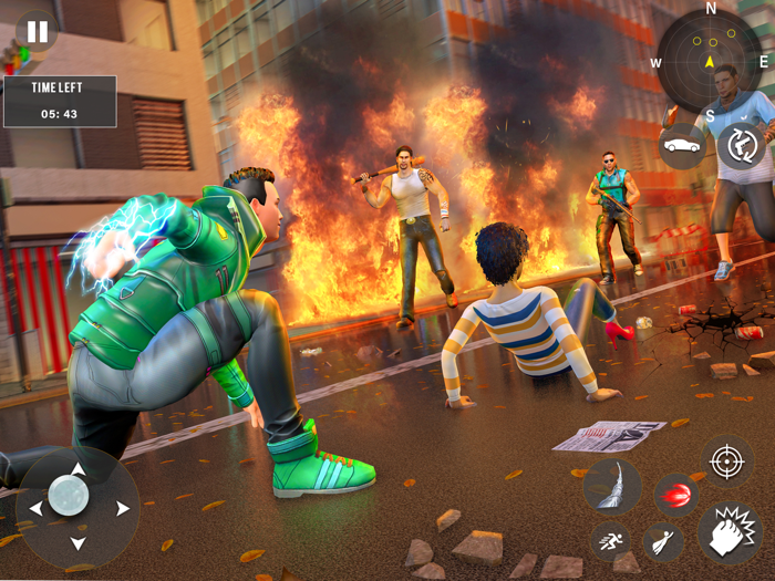 Spider Rope Hero City Fight