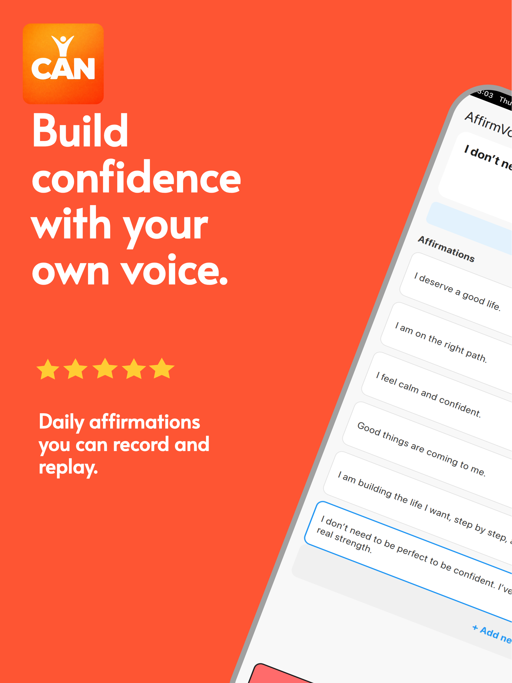 AffirmVoice:Voice Affirmations screenshot 6
