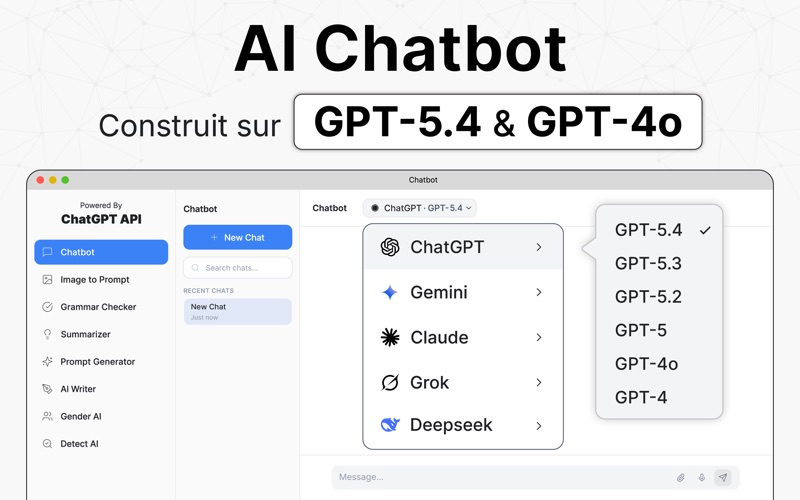 Screenshot #1 pour Chatbot: Ask Chat AI Assistant