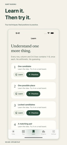 Quiet Sudoku: Classic Puzzles screenshot 5