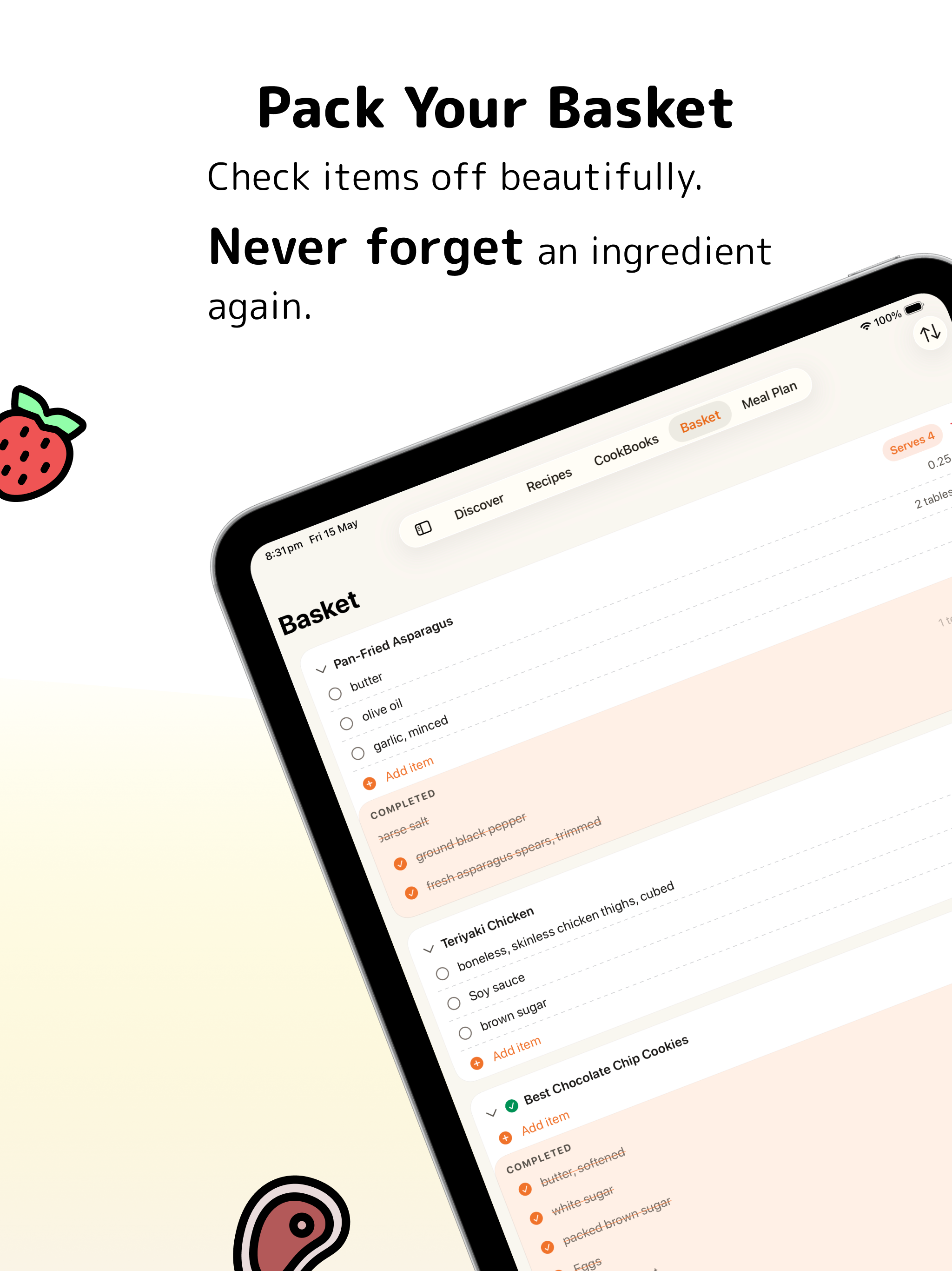 Bentory: Recipe Manager