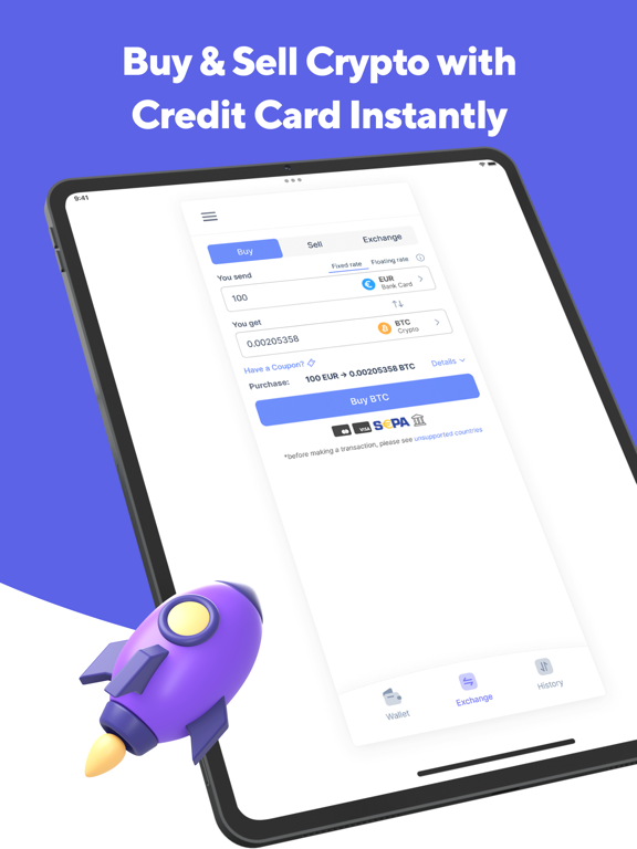 Switchere: Buy&Sell Crypto BTC