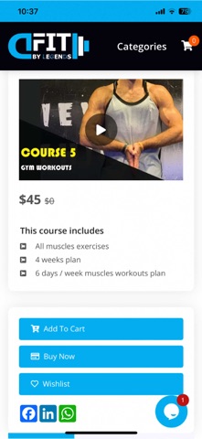 Dfit Online Training Portal screenshot
