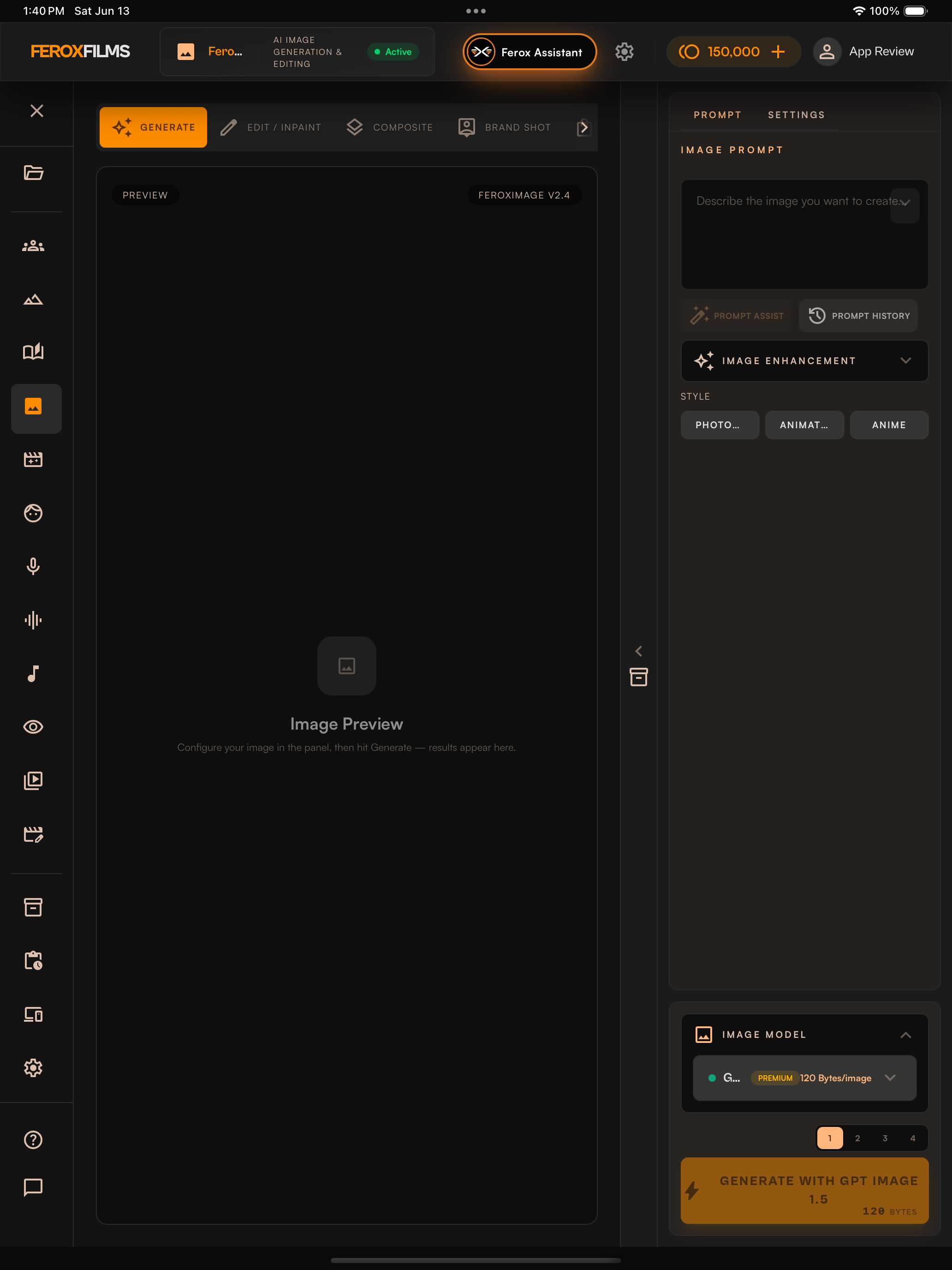 Ferox Films - AI Studio screenshot 12