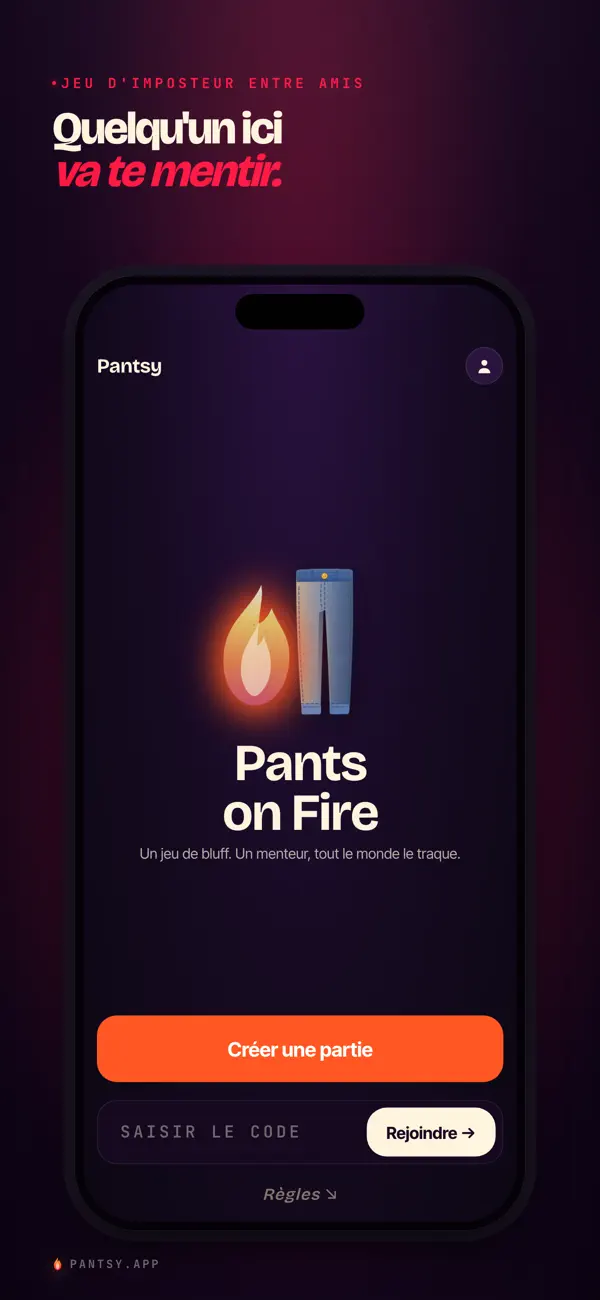 Screenshot #1 pour Pantsy : Le jeu de l'imposteur