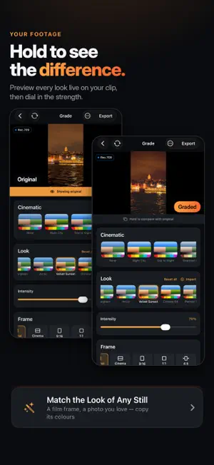 Cinegrade: Film Filters screenshot 4