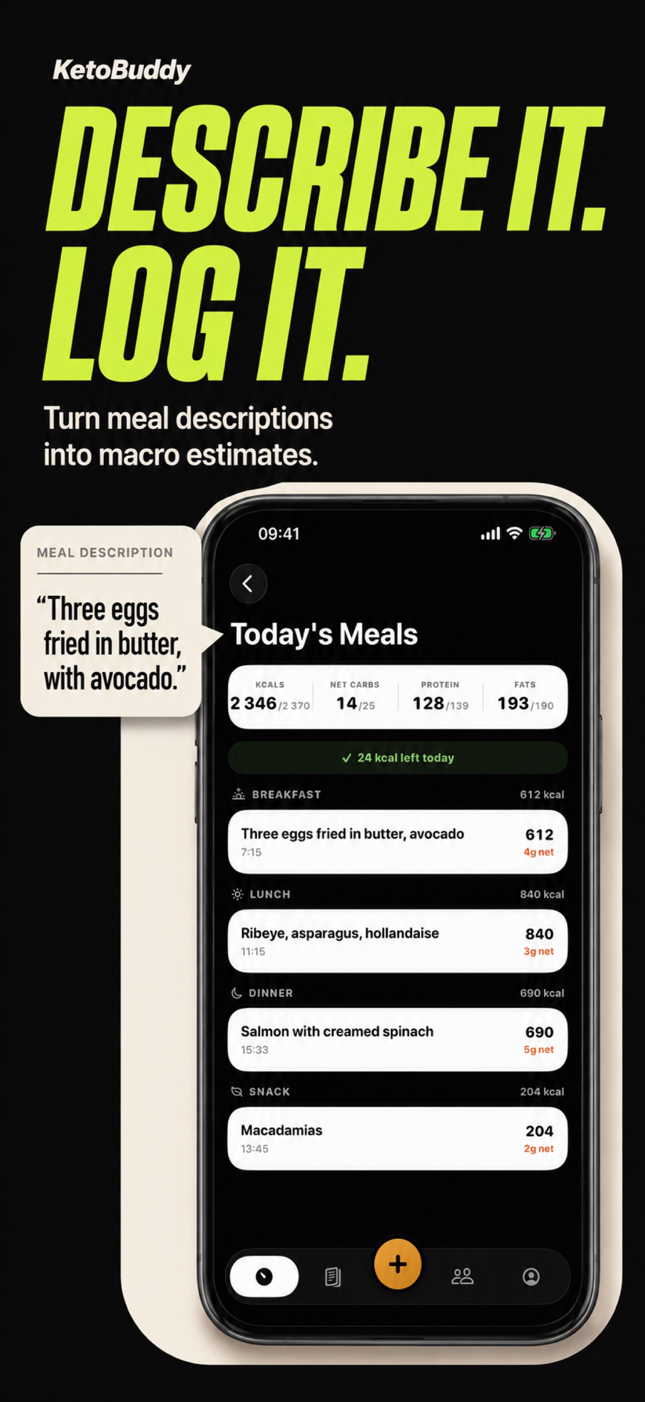 Screenshot 3 of KetoBuddy: AI Calorie Tracker