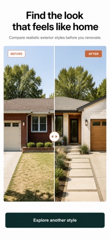 CurbCanvas: Exterior AI iPhone screenshot