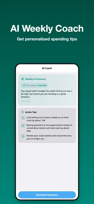 Money Habit & Budget AI Coach screenshot 3