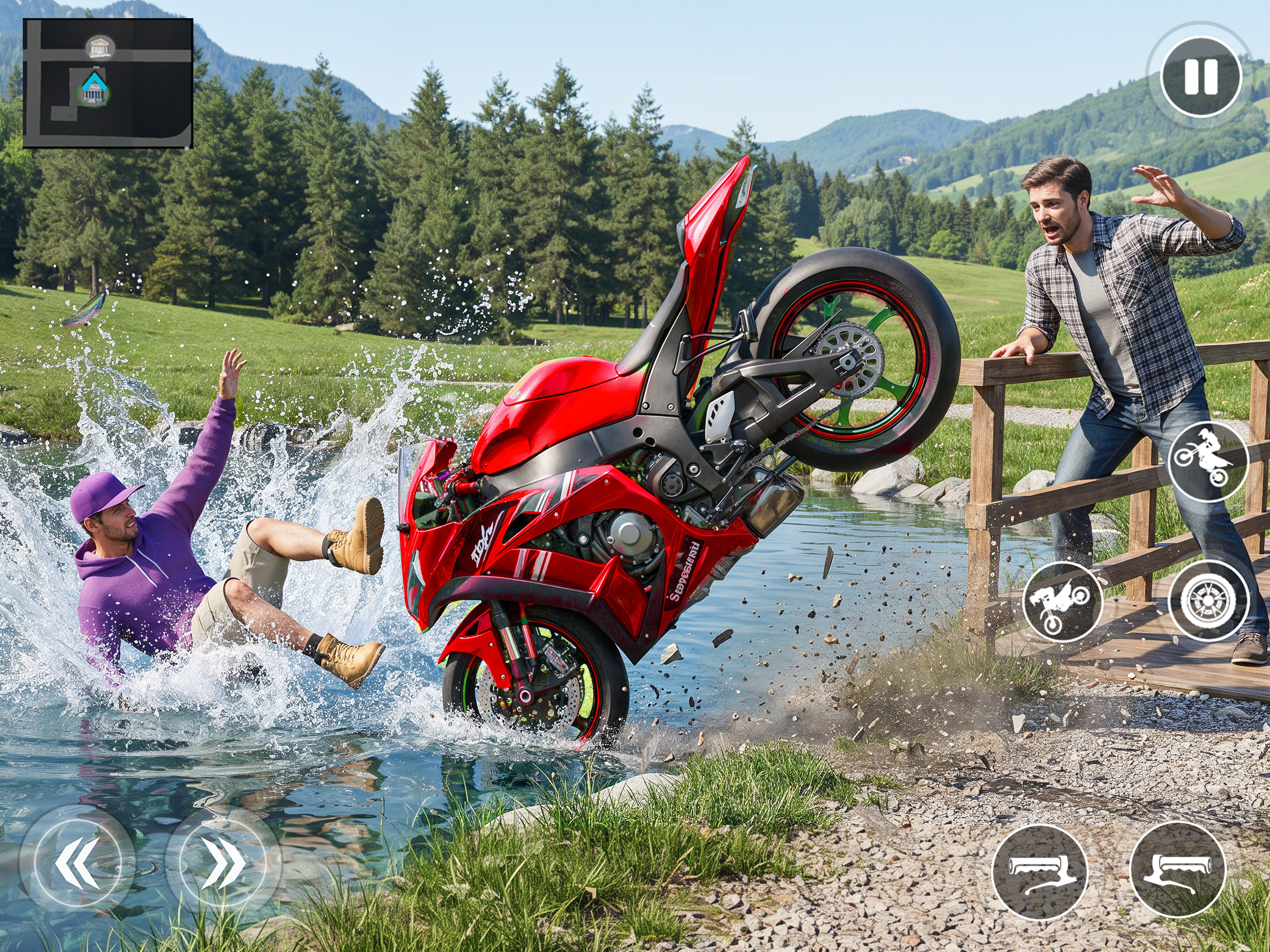 Turbo Moto Rush Legends Game screenshot 14