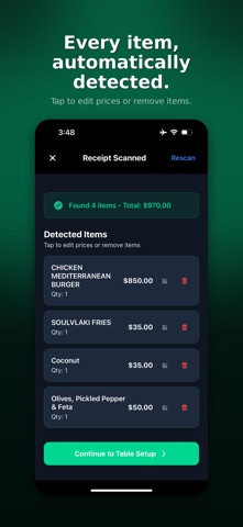 OneCheckPlease: Split Bills Screenshot 3 of 10