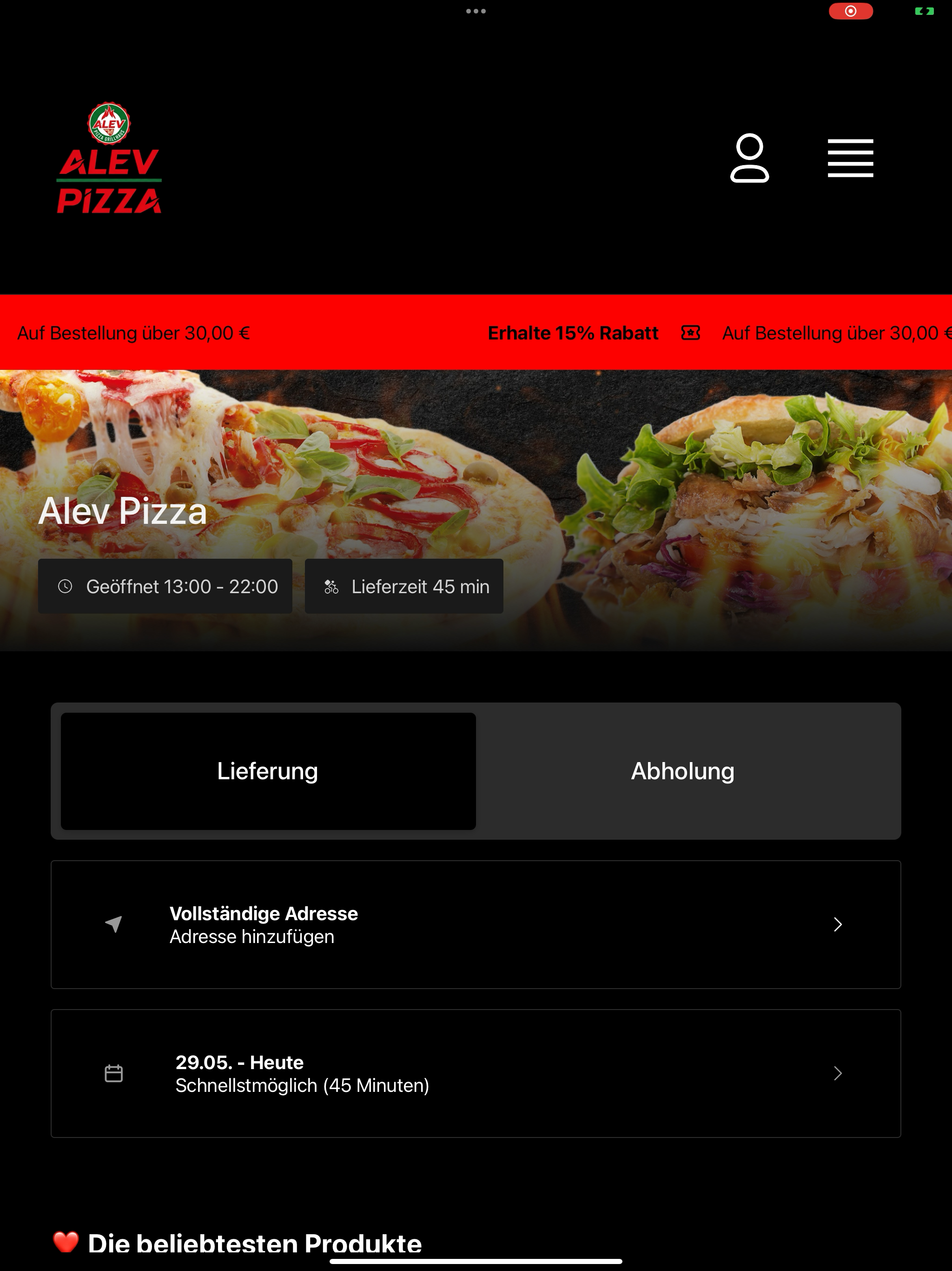 Alev Pizza screenshot 5