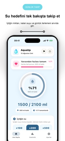 AquaUp: Günlük Su Takibi screenshot