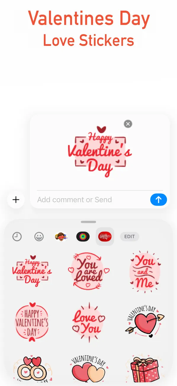 Screenshot #3 pour Valentines Day - Love Stickers