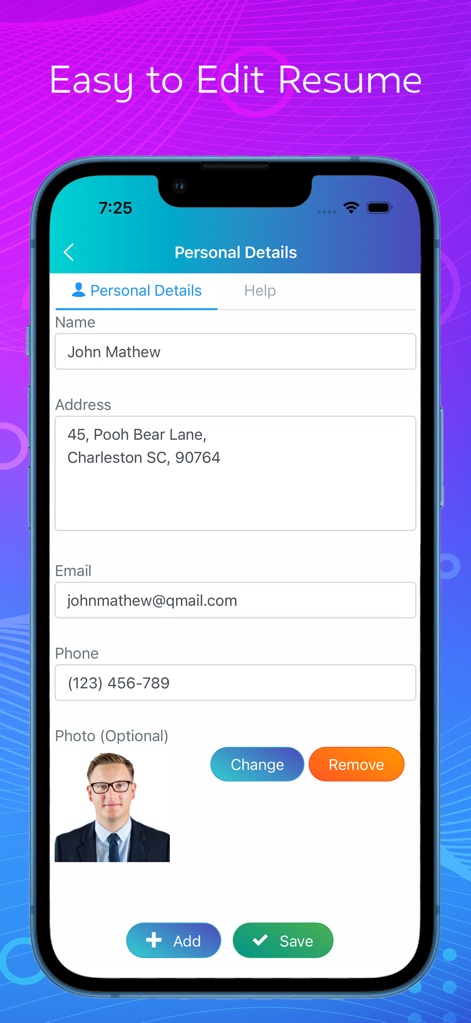 Resume : Intelligent CV Maker - Business App | MWM