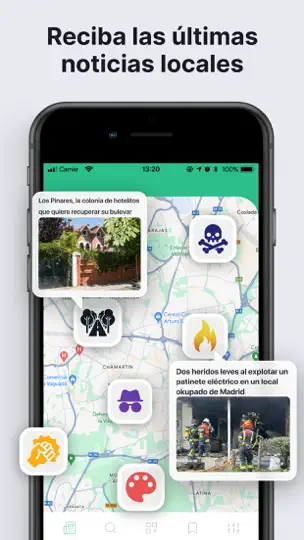 Captura de pantalla de Fresh News－Noticias En Español en iPhone 5