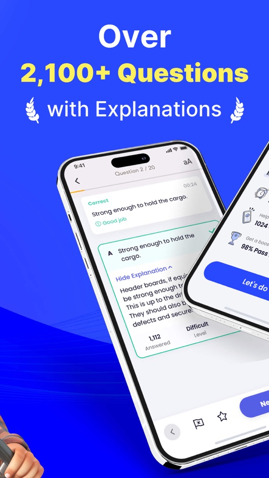 #2. CDL Prep: Practice Test 2025 (iOS) 由: Chutima Busaraprapakul