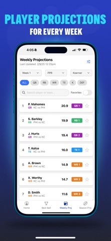 FantasyLabs: Fantasy Football iPhone screenshot