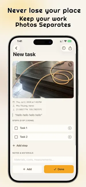 TaskCam: Resume Any Task screenshot 2