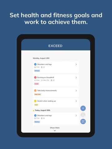 Exceed By Arch Digital iPad screenshot