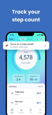 Dynamo: Rewards For Steps iPhone screenshot