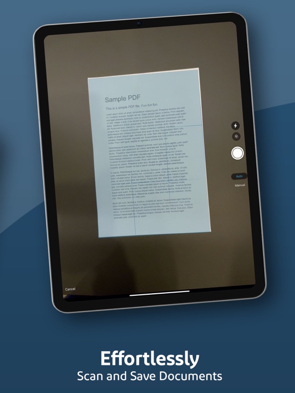 ScanSphere - Scan PDF 3D Room iPad screenshot 2 - Photo & Video app