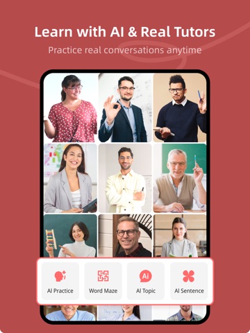 Xpeak AI:Learn English iPad screenshot